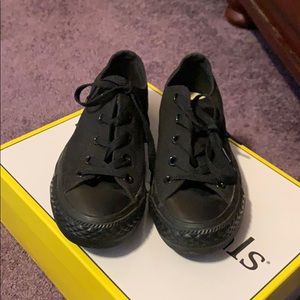 All black converse